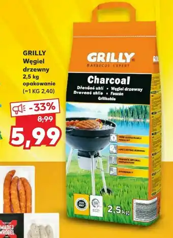 Kaufland GRILLY Węgiel drzewny oferta