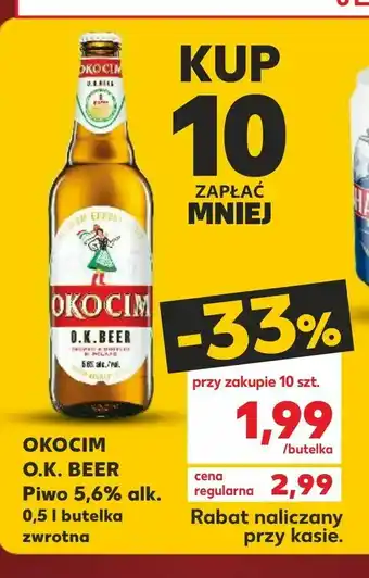 Kaufland OKOCIM O.K. BEER Piwo 5,6% alk oferta