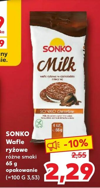 Kaufland SONKO Wafle ryżowe oferta