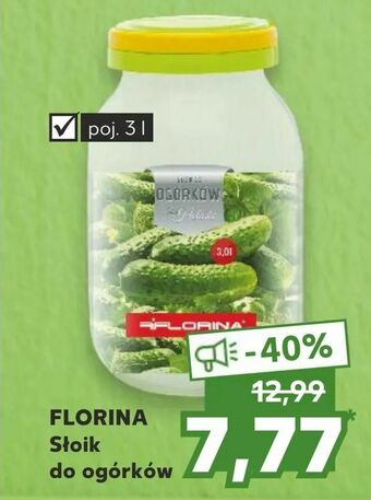 Kaufland FLORINA Słoik do ogórków oferta