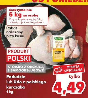 Kaufland Podudzie lub udo z polskiego kurczaka oferta