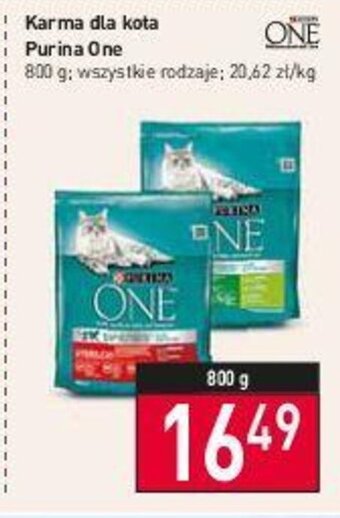 Stokrotka purina one karma dla kota 800g oferta