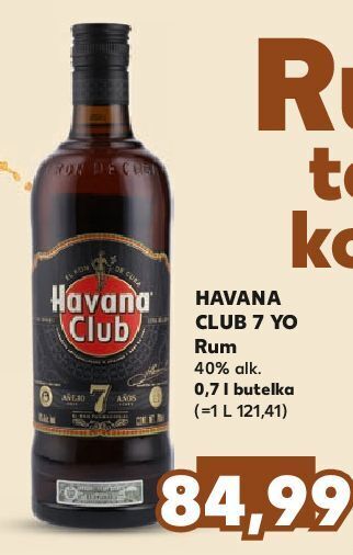 Kaufland Rum havana club anejo 7 y.o. oferta