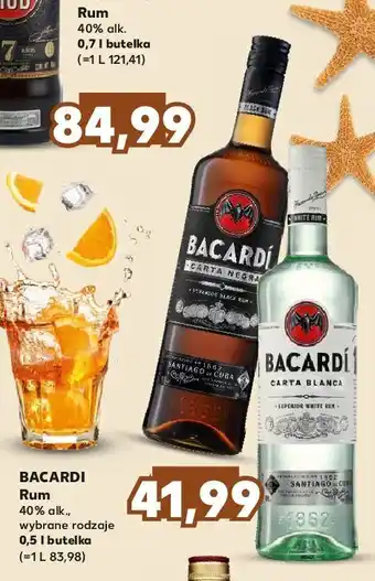 Kaufland Rum bacardi carta negra oferta