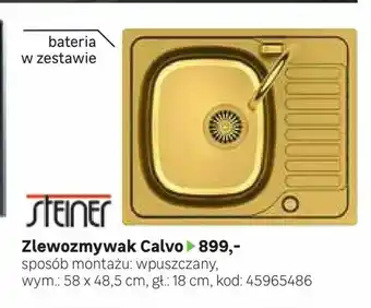 Leroy Merlin Zlewozmywak Calvo oferta