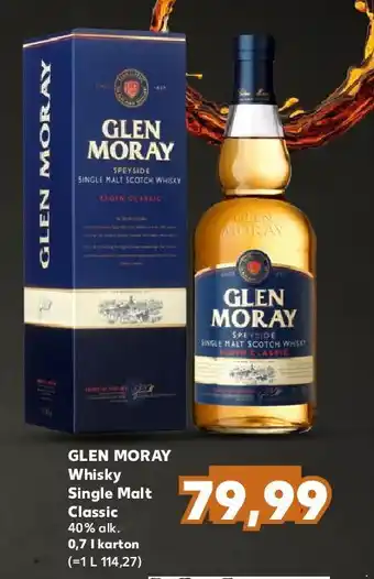 Kaufland Whisky + karton glen moray elgin classic oferta