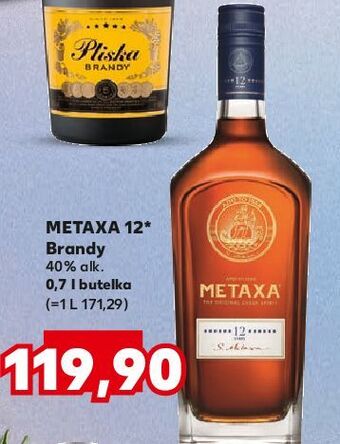 Kaufland Brandy metaxa 12* oferta