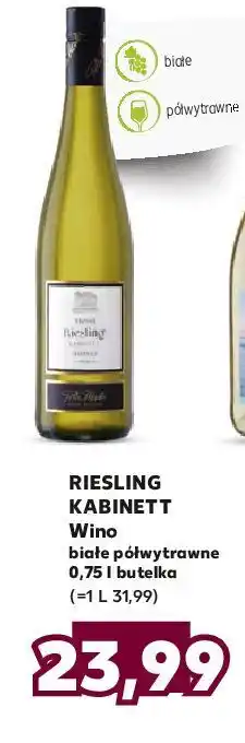 Kaufland Wino riesling kabinett oferta