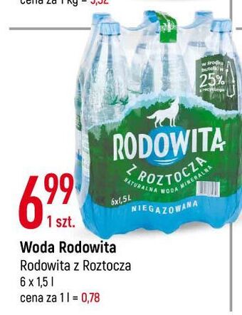 E.Leclerc Woda niegazowana rodowita z roztocza oferta