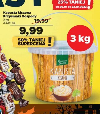 Netto Kapusta kiszona przysmaki gospody oferta