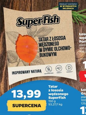 Netto Tatar z łososia wędzonego superfish oferta