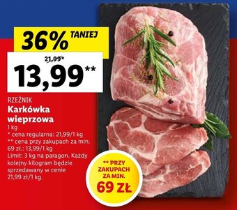 Lidl Karkówka rzeźnik oferta