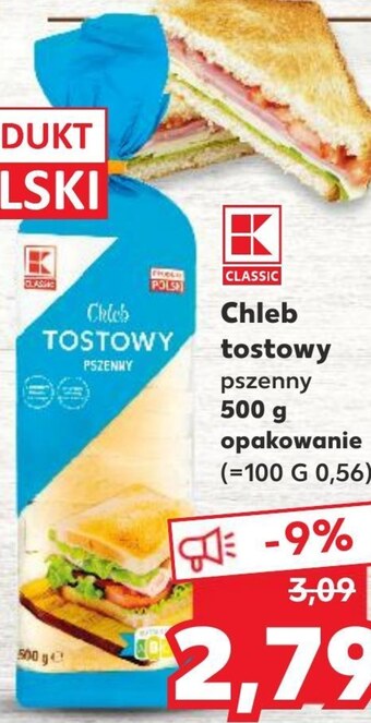 Kaufland Chleb tostowy kaufland oferta