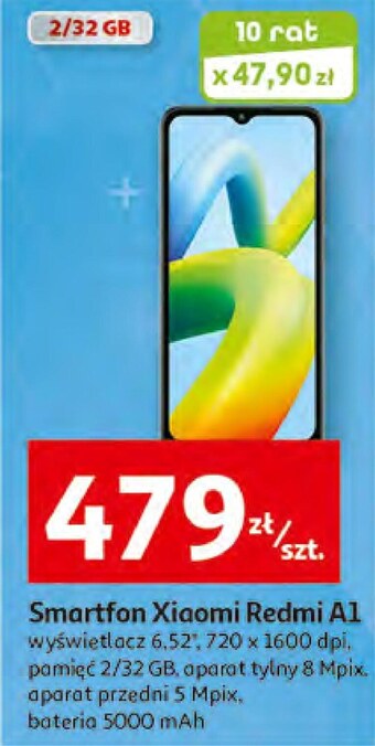 Auchan Smartfon xiaomi oferta