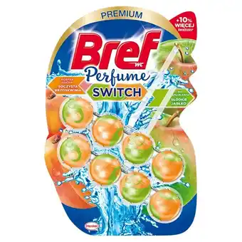 Biedronka Bref wc perfume switch zawieszka myjąco-zapachowa do muszli wc soczysta brzoskwinia-jabłko 2 x 50 g oferta