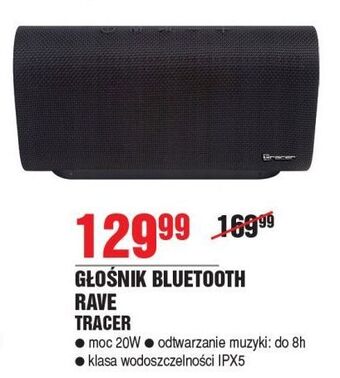E.Leclerc Głośnik rave czarny tracer oferta
