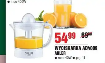 E.Leclerc Wyciskarka do cytrusów ad 4009 adler oferta