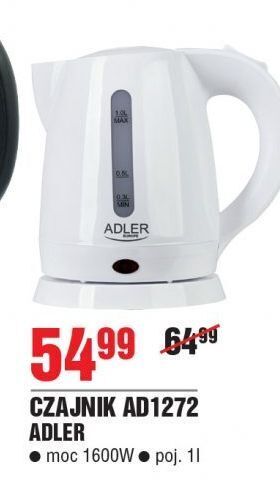 E.Leclerc Czajnik ad1272 adler oferta