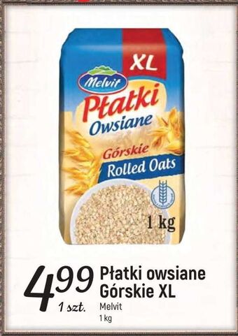 E.Leclerc Płatki owsiane górskie melvit oferta