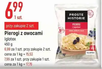 E.Leclerc Pierogi z jagodami iglotex proste historie oferta