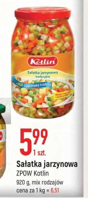 E.Leclerc Sałatka jarzynowa tradycyjna kotlin oferta