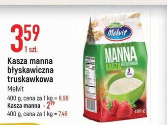 E.Leclerc Kasza manna błyskawiczna truskawkowa melvit oferta