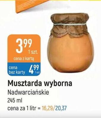 E.Leclerc Musztarda wyborna nadwarciańskie specjały oferta