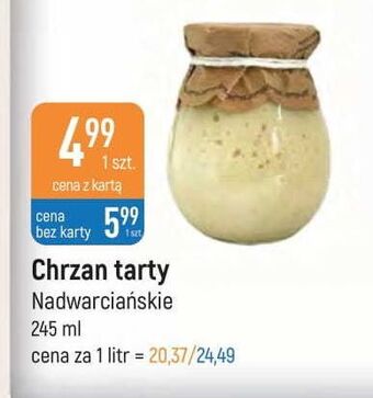 E.Leclerc Chrzan tarty nadwarciańskie specjały oferta