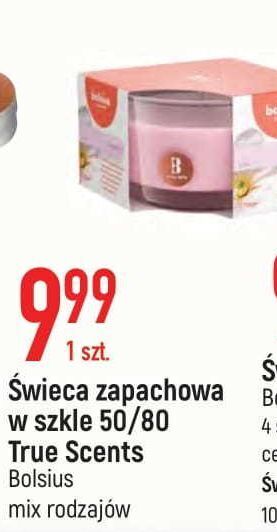Świeca w szkle 50/80 magnolia bolsius true scents
