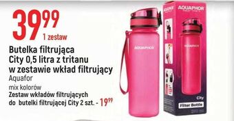 E.Leclerc Butelka filtrująca city 500 ml różowa aquaphor oferta
