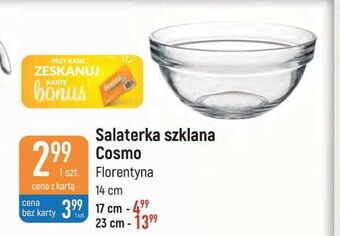E.Leclerc Salaterka szklana cosmo 23 cm florentyna oferta