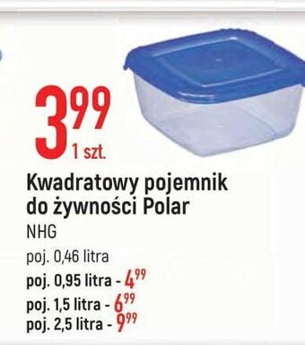 E.Leclerc Pojemnik do żywności polar 2.5 l plast team oferta