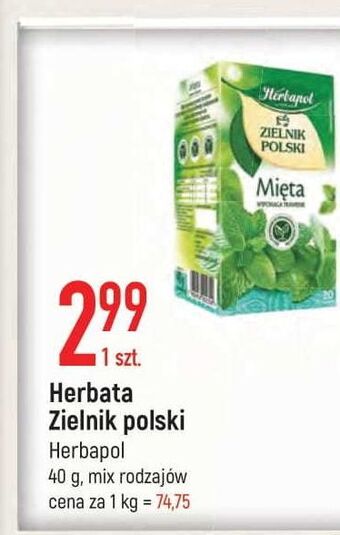 E.Leclerc Herbatka mięta herbapol zielnik polski oferta
