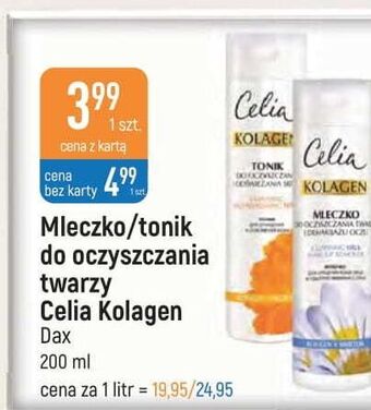 E.Leclerc Tonik do twarzy + nagietek celia kolagen oferta
