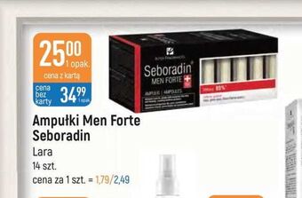 E.Leclerc Ampułki przeciw wypadaniu włosów seboradin men oferta