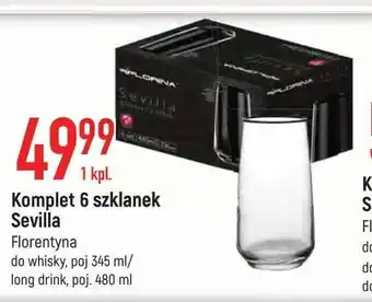 E.Leclerc Szklanki sevilla long drink florentyna oferta