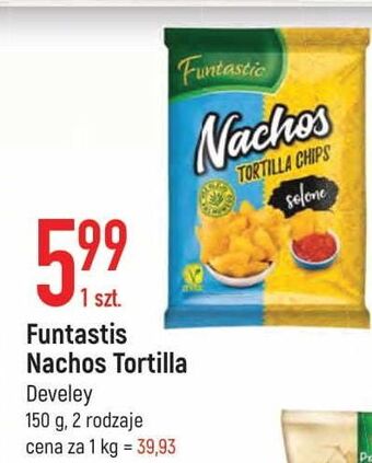 E.Leclerc Chipsy tortilla nachos solone funtastic oferta