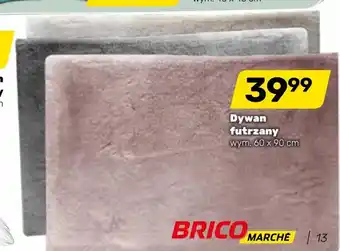 Bricomarche Dywan futrzany wymiary: 60 x 90 cm oferta