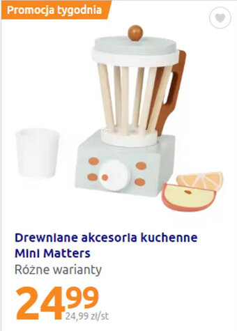 Action Mini Matters Drewniane akcesoria kuchenne oferta