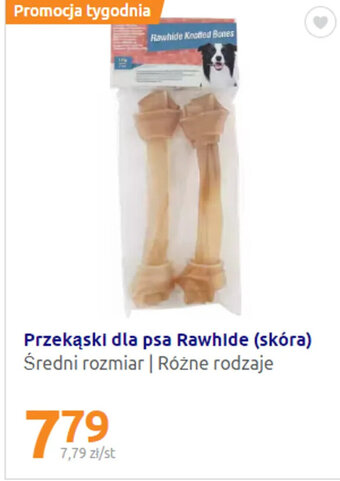 Action Przekąski dla psa Rawhide ( skóra ) średni rozmiar oferta