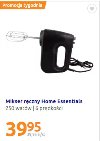 Action Mikser ręczny Home Essentials 250 watów,6 prędkości oferta