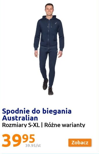 Action Spodnie do biegania Australian Rozmiary: S-XL oferta