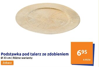 Action Podstawka pod talerz ze zdobieniem 33 cm oferta