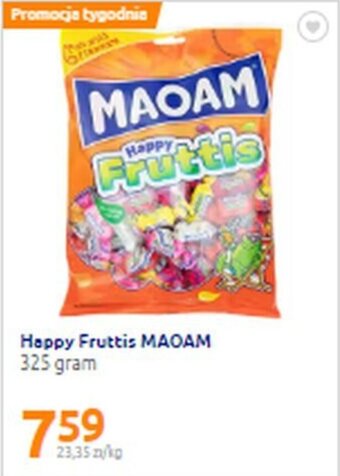 Action Maoam happy fruttis 325g oferta