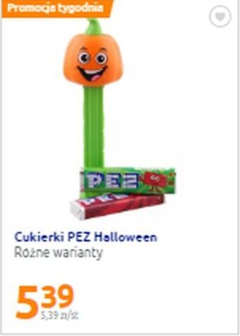 PEZ cukierki halloween