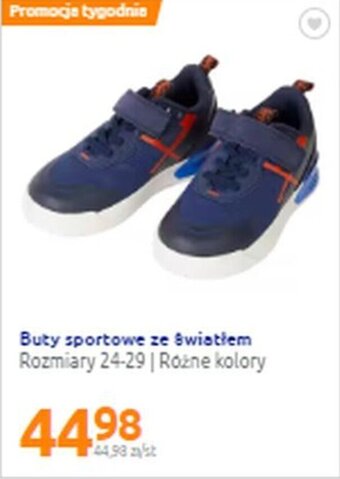 Action Buty sportowe ze światłem oferta