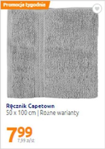 Action Ręcznik Capetown 50x100cm oferta