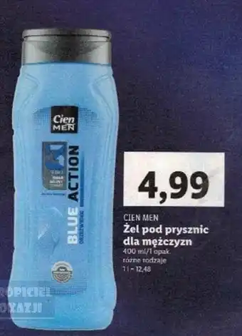 Lidl Cien Men żel pod prysznic dla mężczyzn oferta