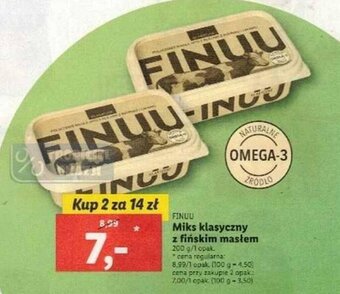 Finuu miks klasyczny z fińskim masłem