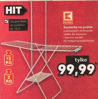 Kaufland Suszarka na pranie oferta